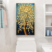 Load image into Gallery viewer, Golden Tree - Full Drill Round Drill - 45x85cm