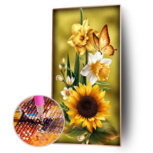 Load image into Gallery viewer, Sunflower - Full Drill Round Drill - 45x85cm
