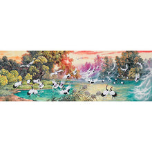 Load image into Gallery viewer, Flocks of Crane - Full Drill Round Drill - 80x30cm