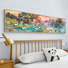 Load image into Gallery viewer, Flocks of Crane - Full Drill Round Drill - 80x30cm