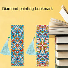 Load image into Gallery viewer, 2pcs Mandala-DIY Diamond Painting Bookmark