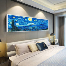 Load image into Gallery viewer, 80x30cm Abstract Night Sky - Full Drill Round Drill - 80x30cm