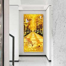 Load image into Gallery viewer, 45x85cm Deer Yellow Blvd - Full Drill Round Drill - 45x85cm