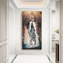 Load image into Gallery viewer, Cat - Full Drill Round Drill - 45x85cm