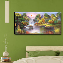 Load image into Gallery viewer, Landscape - Full Drill Round Drill - 100x50cm