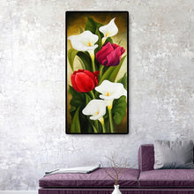 Load image into Gallery viewer, Flower - Full Drill Round Drill - 45x85cm