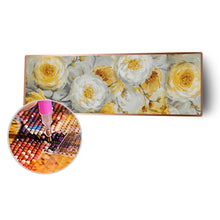 Load image into Gallery viewer, 80x30cm Yellow Hydrangea - Full Drill Round Drill - 80x30cm