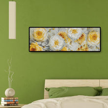 Load image into Gallery viewer, 80x30cm Yellow Hydrangea - Full Drill Round Drill - 80x30cm