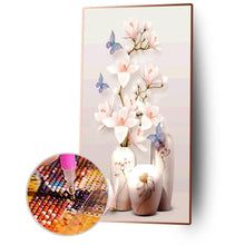 Load image into Gallery viewer, 45x85cm Vase Mangnolia - Full Drill Round Drill - 45x85cm