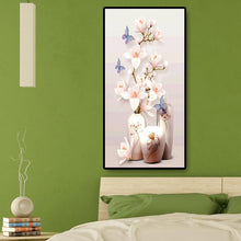 Load image into Gallery viewer, 45x85cm Vase Mangnolia - Full Drill Round Drill - 45x85cm