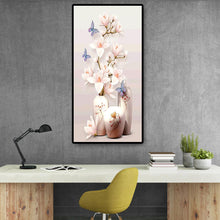 Load image into Gallery viewer, 45x85cm Vase Mangnolia - Full Drill Round Drill - 45x85cm