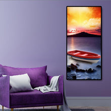 Load image into Gallery viewer, Sailboat - Full Drill Round Drill - 40x80cm