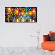 Load image into Gallery viewer, Street Night View - Full Drill Round Drill - 80x40cm