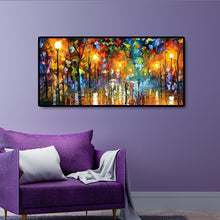 Load image into Gallery viewer, Street Night View - Full Drill Round Drill - 80x40cm