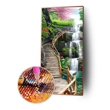 Load image into Gallery viewer, Waterfall Trestle - Full Drill Round Drill -