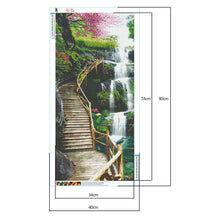 Load image into Gallery viewer, Waterfall Trestle - Full Drill Round Drill -