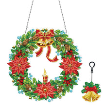 Load image into Gallery viewer, 5D DIY Diamond Painting Wreath Kit Special Shape Drill Rhinestone Garland Craft