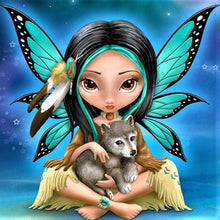 Load image into Gallery viewer, Dog Fairy-Full Drill Diamond Painting