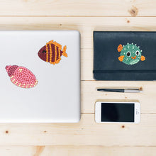 Load image into Gallery viewer, 8pcs-Fish-Diamond Painting Free Stickers