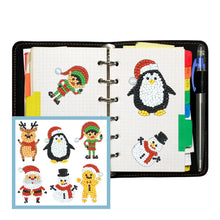 Load image into Gallery viewer, 6pcs-Christmas-Diamond Painting Free Stickers