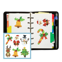 Load image into Gallery viewer, 6pcs-Christmas-Diamond Painting Free Stickers