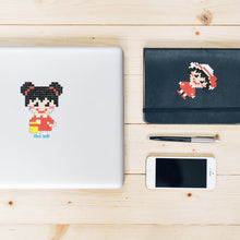 Load image into Gallery viewer, 6pcs-Girl-Diamond Painting Free Stickers