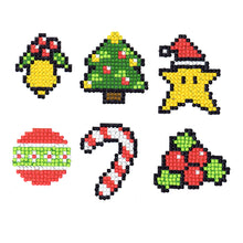 Load image into Gallery viewer, 6pcs-Christmas-Diamond Painting Free Stickers