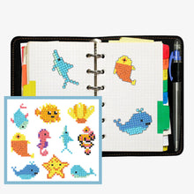 Load image into Gallery viewer, 10pcs-Marine Life-Diamond Painting Free Stickers