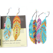 Load image into Gallery viewer, DIY Diamond Painting-Feather Bookmark