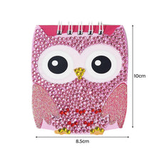 Load image into Gallery viewer, 6pcs/set DIY Diamond Painting Owl Notebook