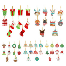 Load image into Gallery viewer, 10Pcs/Set-Christmas-Single Side Drill-Diamond Pendant