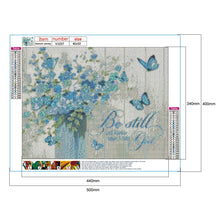 Load image into Gallery viewer, Flower-Full Drill Round Drill-50x40cm-Diamond Painting