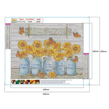 Load image into Gallery viewer, Flower-Full Drill Round Drill-50x40cm-Diamond Painting