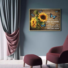 Load image into Gallery viewer, Flower-Full Drill Round Drill-50x40cm-Diamond Painting