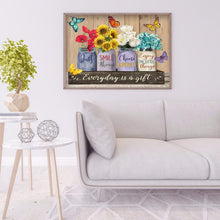 Load image into Gallery viewer, Flower-Full Drill Round Drill-50x40cm-Diamond Painting