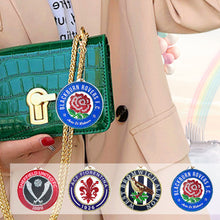 Load image into Gallery viewer, 4pcs Badge DIY Keychain