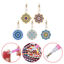 Load image into Gallery viewer, 5pcs Mandala Single Sided Keychain