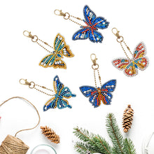 Load image into Gallery viewer, 5pcs Butterfly Single Sided Keychain