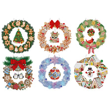 Load image into Gallery viewer, Christmas-Single Side Drill-Diamond Wreath(With LED Light )