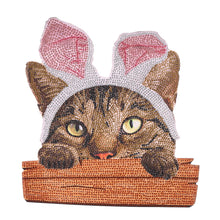 Load image into Gallery viewer, Cat/Dog-Single Side Drill-Diamond Wreath