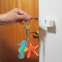 Load image into Gallery viewer, 5pcs Aquatic Creatures Double Sided Keychain