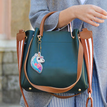 Load image into Gallery viewer, 6pcs Rainbow Horse Double Sided Keychain