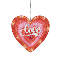 Load image into Gallery viewer, 5D Christmas Diamond Painting Hanging Light Festive Rhinestone Lamp Pendant Kits
