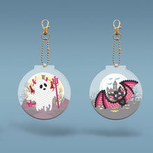 Load image into Gallery viewer, 2pcs Halloween Double Sided Keychain