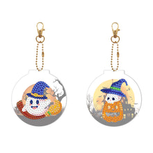 Load image into Gallery viewer, 2pcs Halloween Double Sided Keychain
