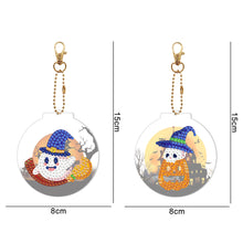 Load image into Gallery viewer, 2pcs Halloween Double Sided Keychain