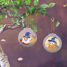 Load image into Gallery viewer, 2pcs Halloween Double Sided Keychain