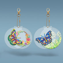 Load image into Gallery viewer, 2pcs Butterflies Double Sided Keychain