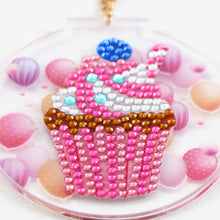Load image into Gallery viewer, 2pcs Cake Double Sided Keychain