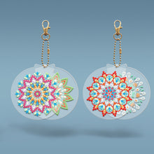 Load image into Gallery viewer, 2pcs Mandala Double Sided Keychain